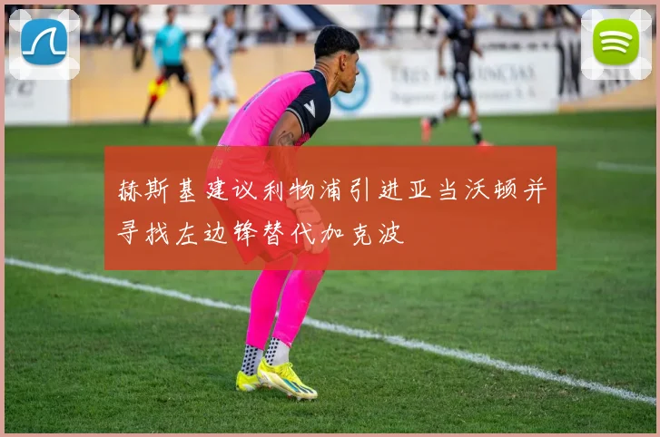 赫斯基建议利物浦引进亚当沃顿并寻找左边锋替代加克波